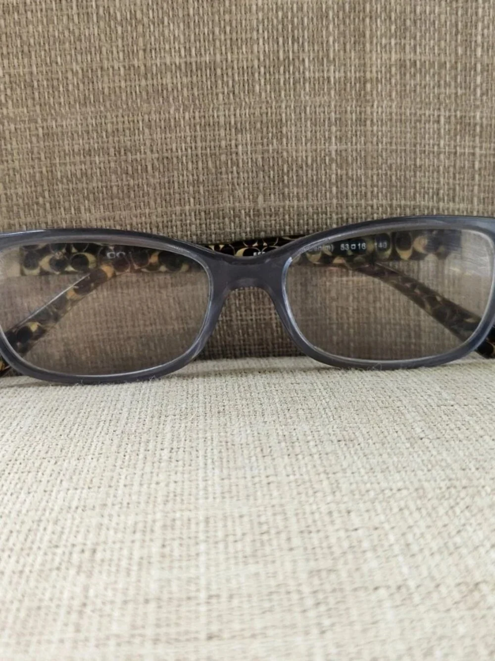 Coach Eyeglasses frame Milky Blue Denim Eyewear HC6119 Unisex Glasses Frame only